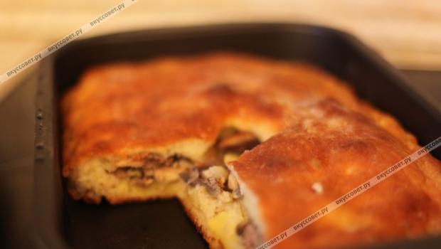 Как приготовить пирог с картошкой и рыбными консервами по пошаговому рецепту и фото