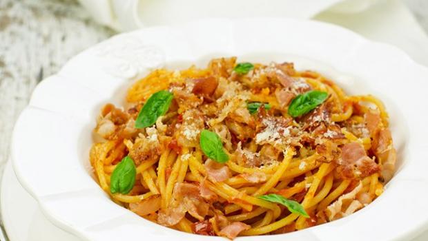 Рецепт спагетти с томатом и сыром Приготовление соуса для спагетти из помидор и фарша